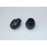 ŘÍDÍTKOVÁ ZÁVAŽÍČKA - KONCOVKY - ČERNÉ - PÁR - JAWA 300CL, PERAK + MODEL 42